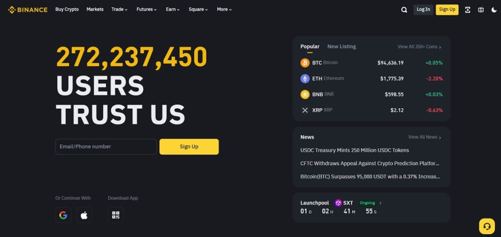 Binance — провідна криптобіржа для купівлі Litecoin в Україні
