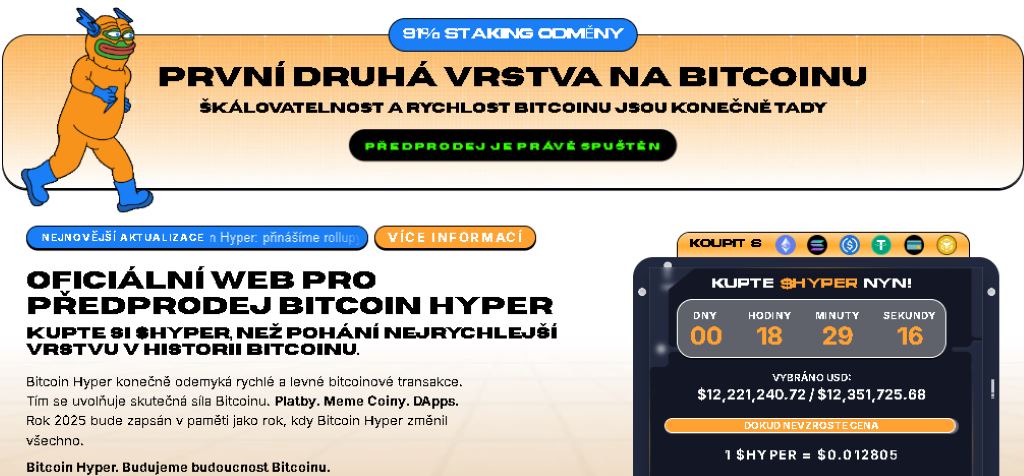 Bitcoin Hyper je připraven na explozi