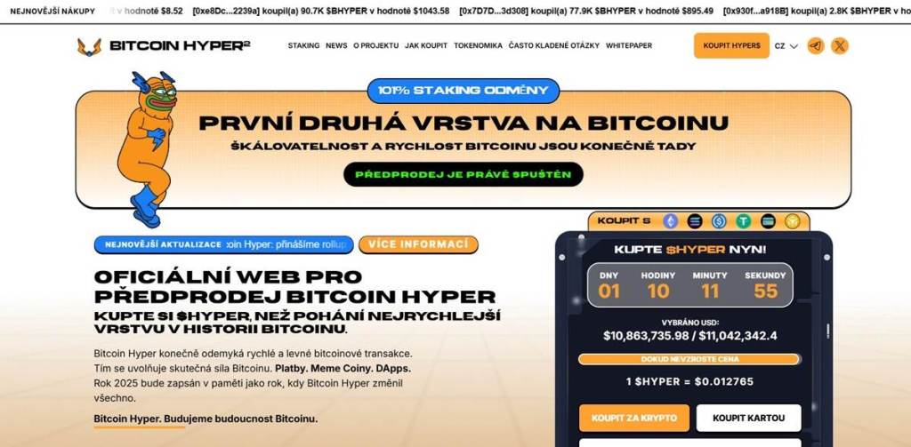 Bitcoin Hyper vzrostl od začátku roku o 1600 %, čímž se stal druhou nejvýkonnější kryptoměnou roku 2024