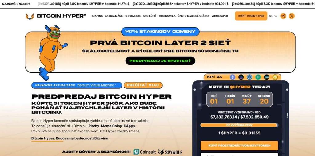 Bitcoin Hyper – Nová generácia Bitcoinu pre moderný blockchain