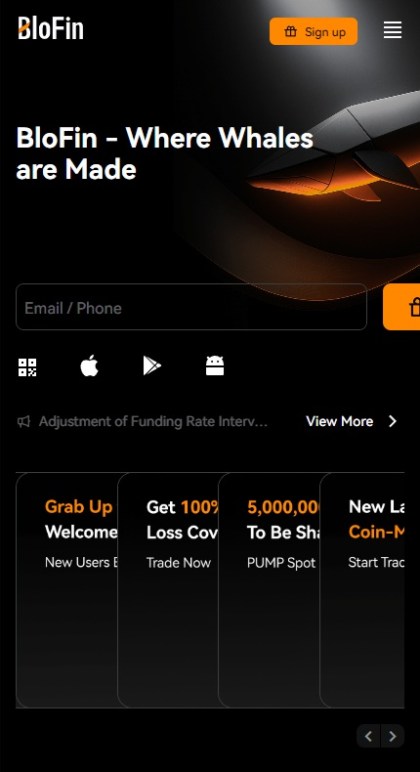 BloFin giełda krypto z dźwignią finansową