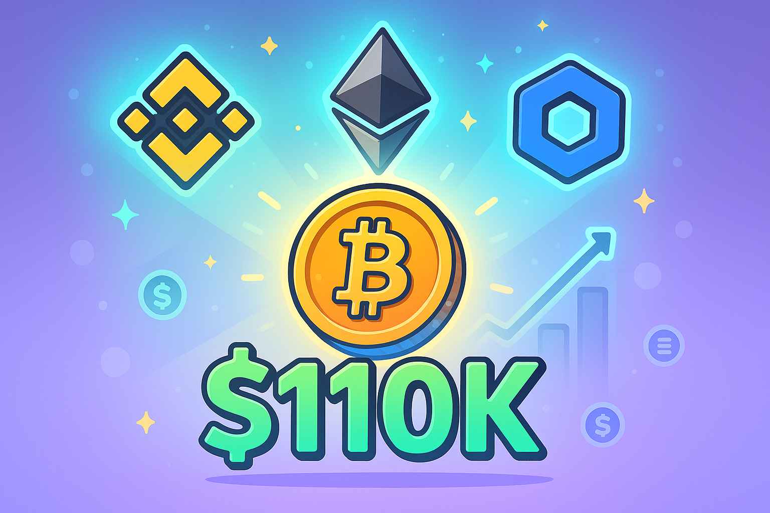 Bitcoin valt richting $110K support – kunnen BNB, ETH, en LINK de bull run redden?