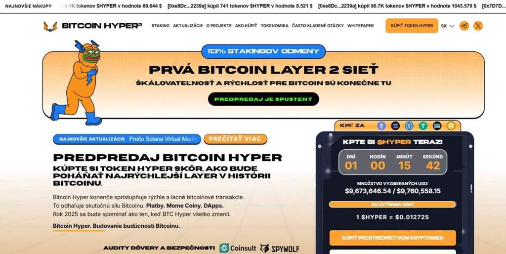 ChatGPT označil Bitcoin Hyper za „infraštruktúrnu stávku“