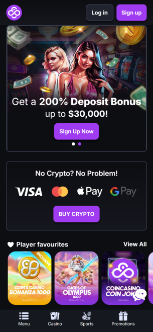 krypto kasyno Coin Casino strona główna