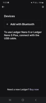 Connectivity options ledger
