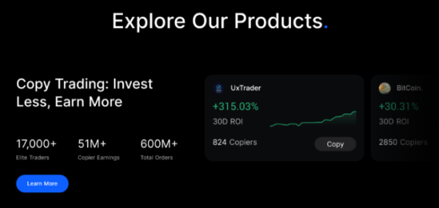 Copy trading on BingX 