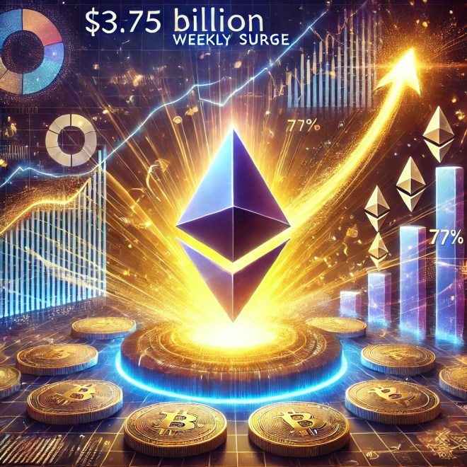 Crypto Funds See $3.75B Weekly Surge – Ethereum Claims 77% of It