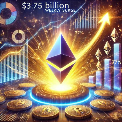 Crypto Funds See $3.75B Weekly Surge – Ethereum Claims 77% of It