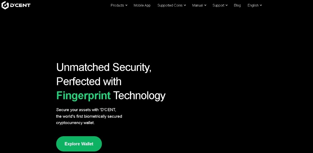 D’Cent Wallet – ბიომეტრიული უსაფრთხოებითა