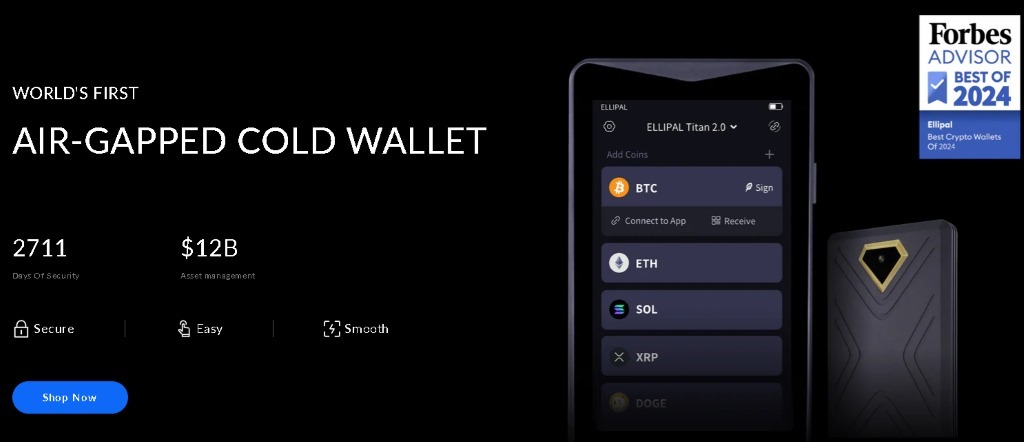 ELLIPAL Titan 2.0 – QR კოდით დაცული სრული