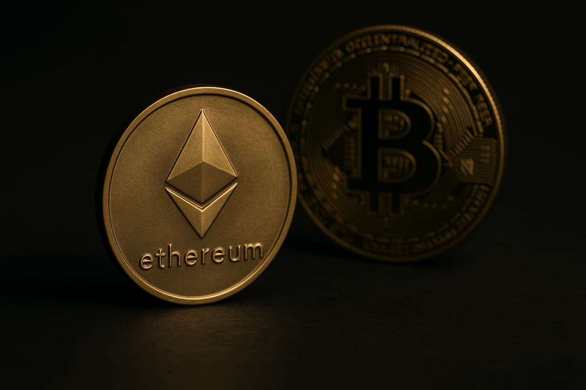 rosnące kryptowaluty Ethereum Bitcoin