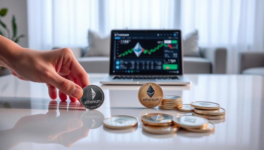 Ethereum kainos pokyčių analizė