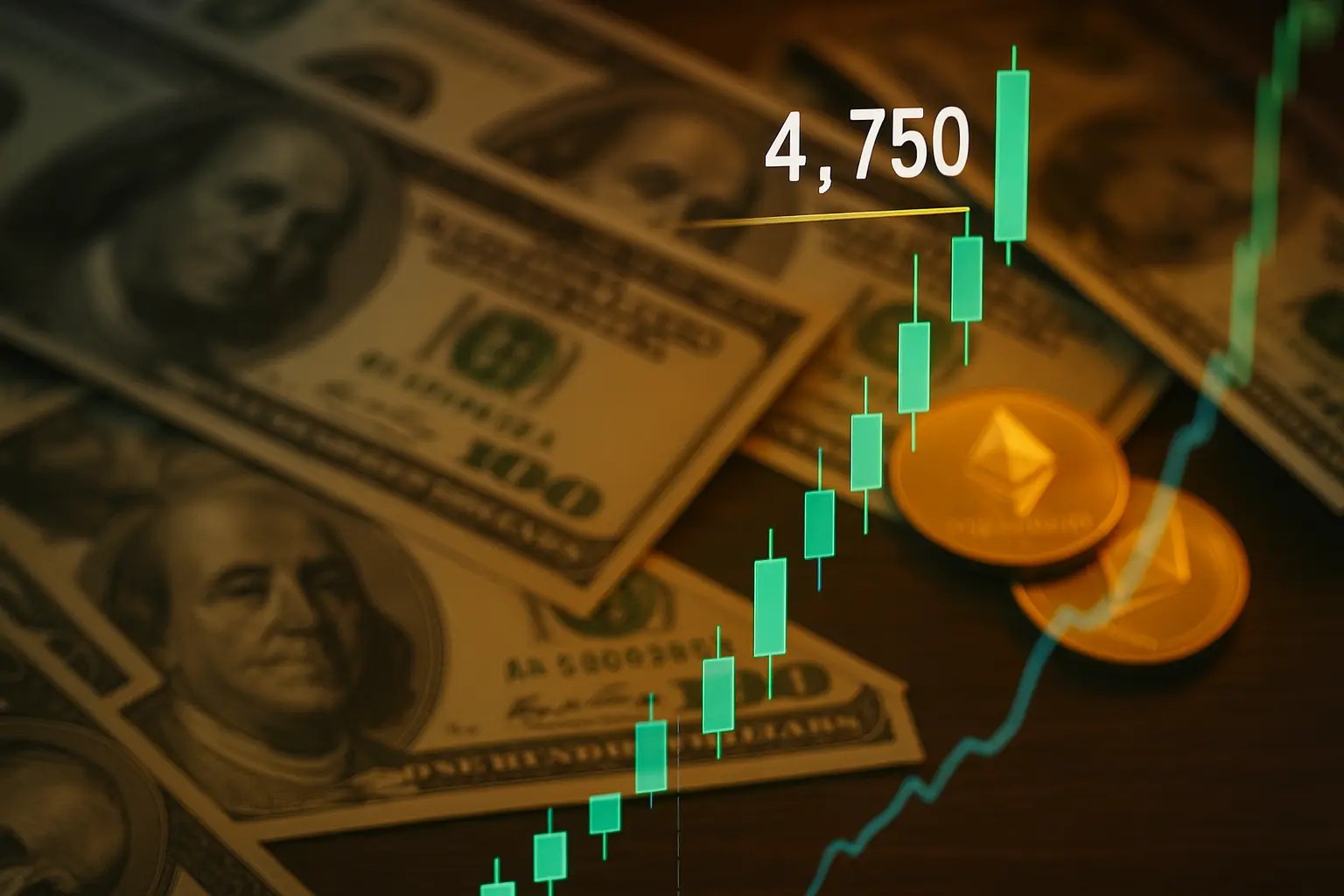 Ethereum steigt auf 4.750 US-Dollar – Fed signalisiert mögliche  Zinssenkungen | Bitcoinist.com