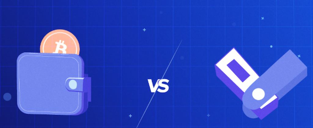 Različne vrste Cardano denarnic