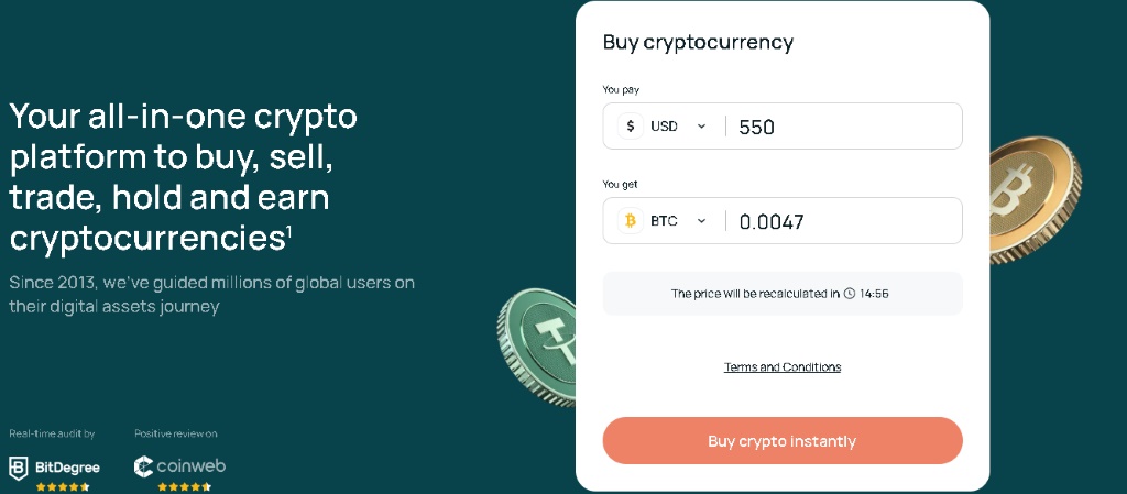 Kúpa TRON cez CEX.IO