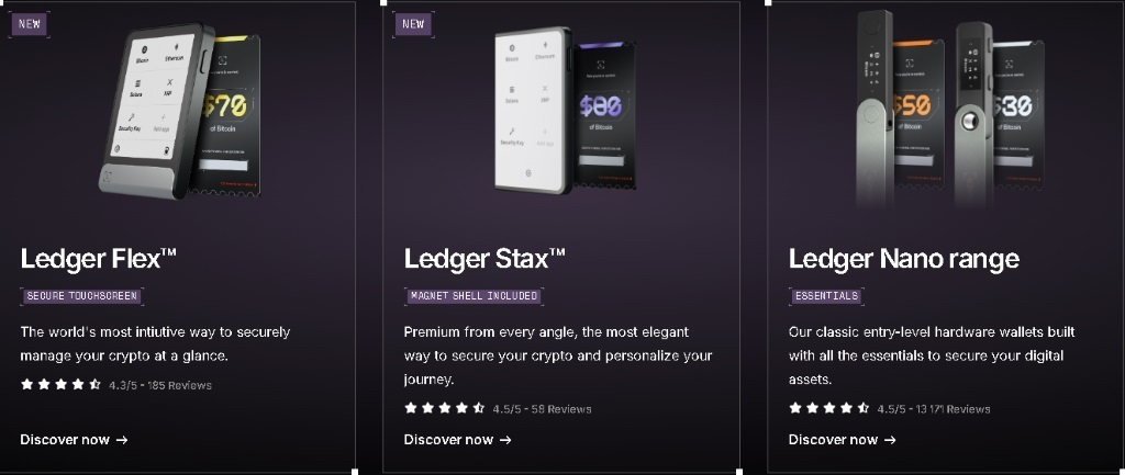 Ledger Flex Hardvérová peňaženka