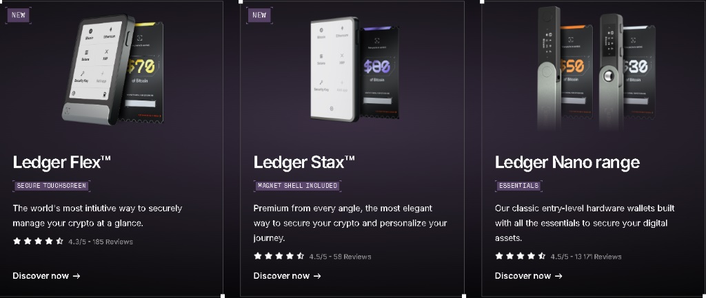 Ledger Flex portfel sprzętowy z Bluetooth