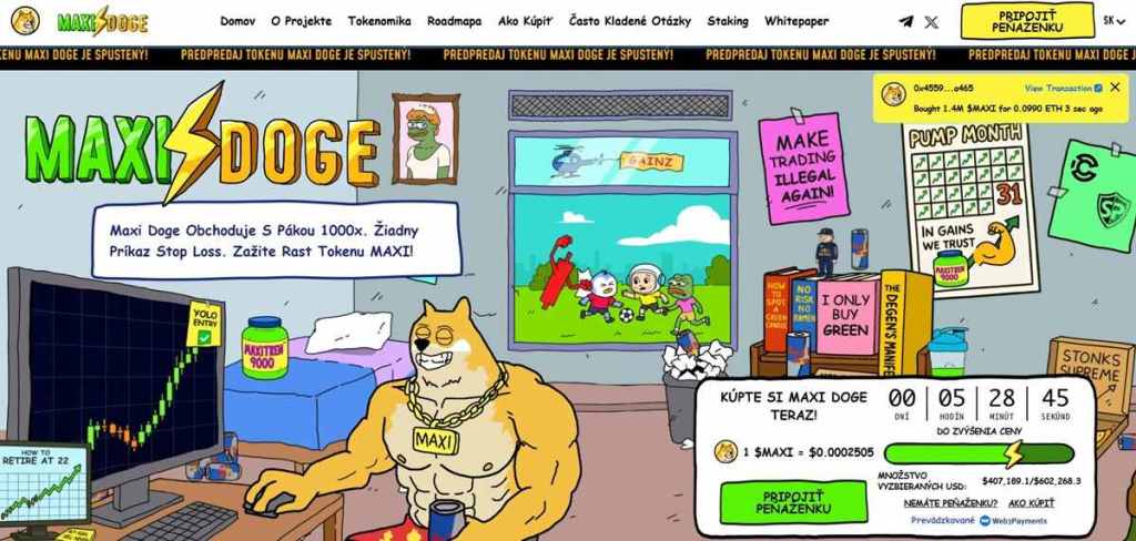 Maxi Doge – Meme coin novej generácie s komunitným pohonom