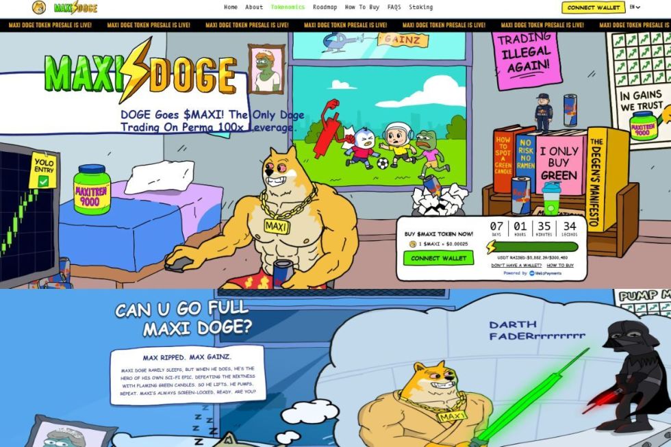 Maxi Doge (30) κρυπτονομίσματα