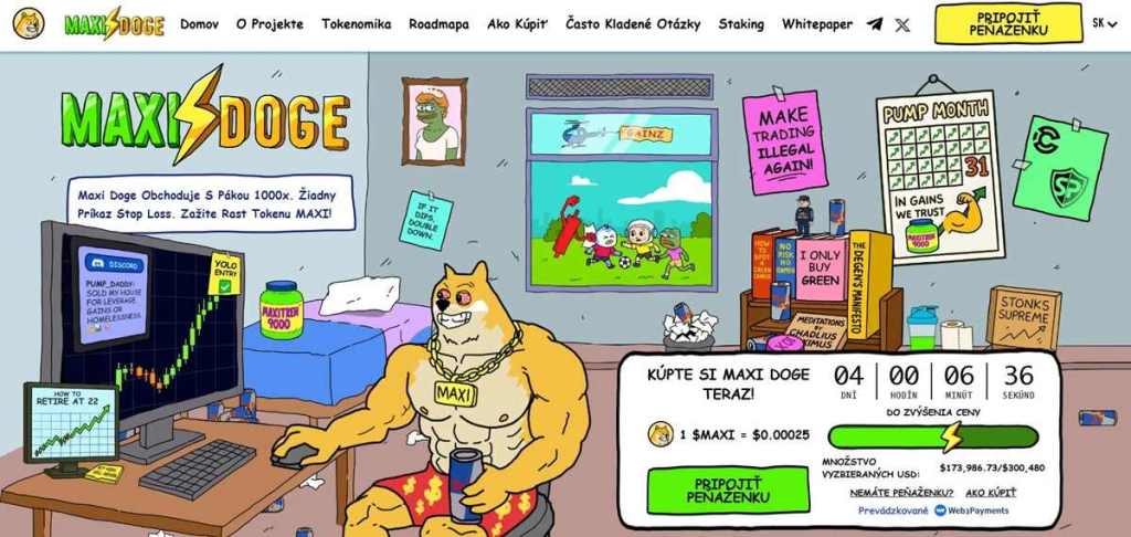 Maxi Doge Nová éra pre psie memecoiny