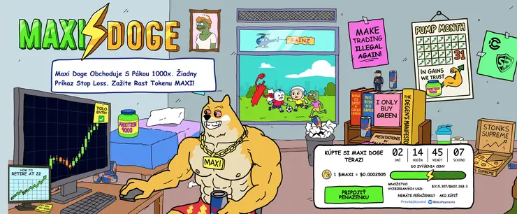 Maxi Doge najlepšie memecoiny