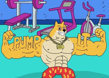 Maxi Doge vừa tập gym vừa săn chart