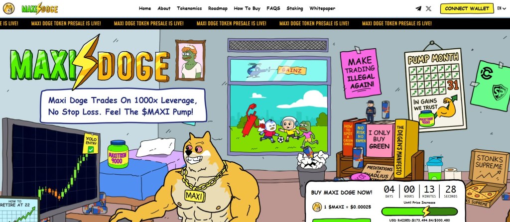 1. Pristupite zvaničnoj prodaji $MAXI