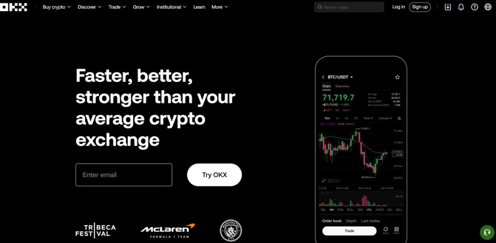 OKX — надійна біржа для купівлі Litecoin з низькими комісіями