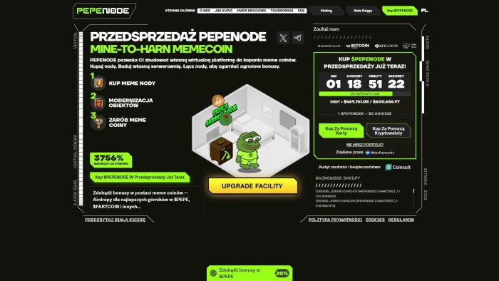 PepeNode strona główna nowe kryptowaluty