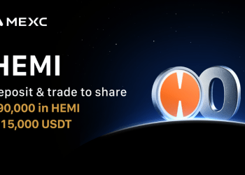 MEXC Announces Hemi (HEMI) Listing with $90,000 in HEMI and 15,000 USDT Prize Pool