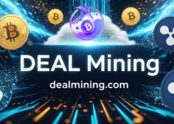 Manage and invest in cryptocurrency: Earn $10,000 worth of BTC and XRP per day with DEAL Mining cloud mining.