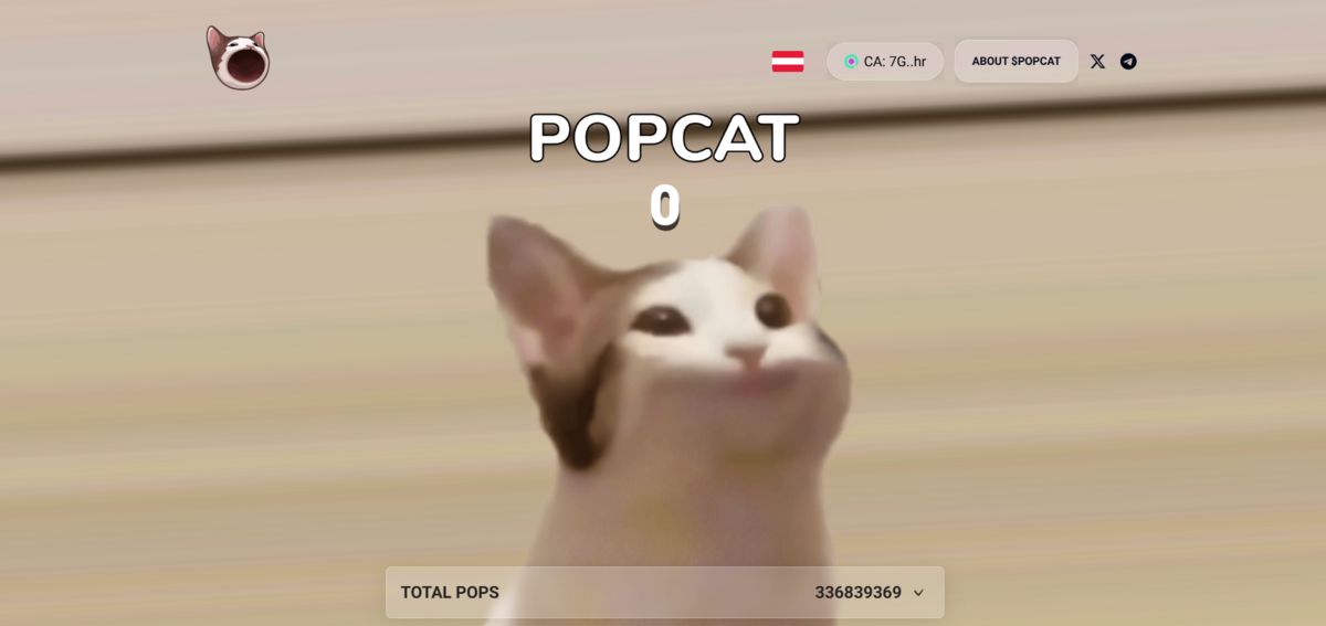 Popcat Homepage