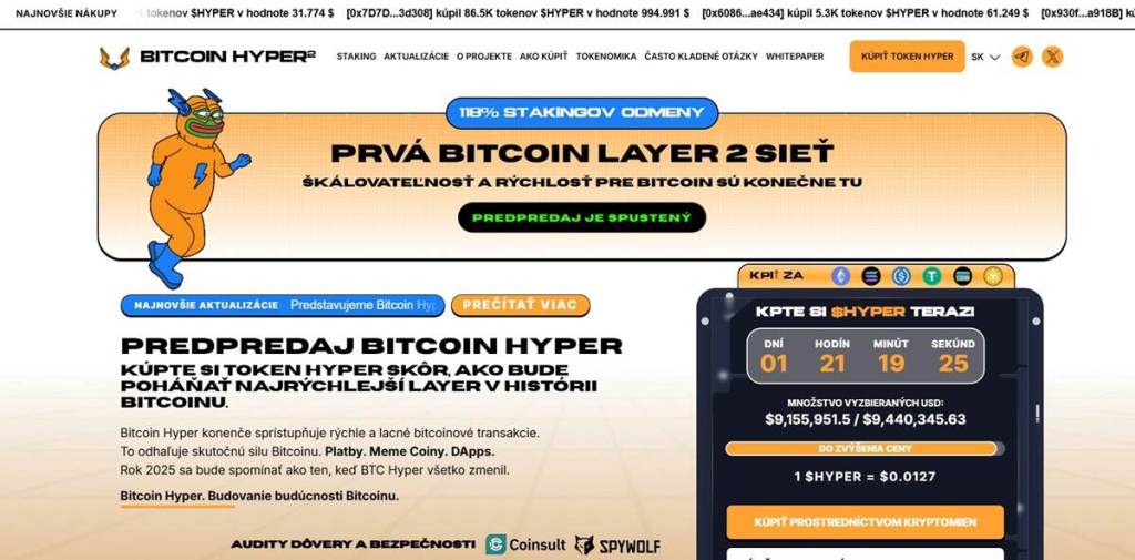 Prečo by sa Bitcoin Hyper mohol stať SHIB-om roku 2025