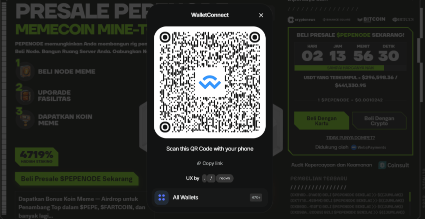 QR Best Wallet - PRediksi Harga PEPENODE