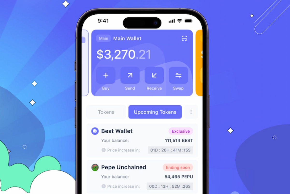 Maka papildināšana Best Wallet