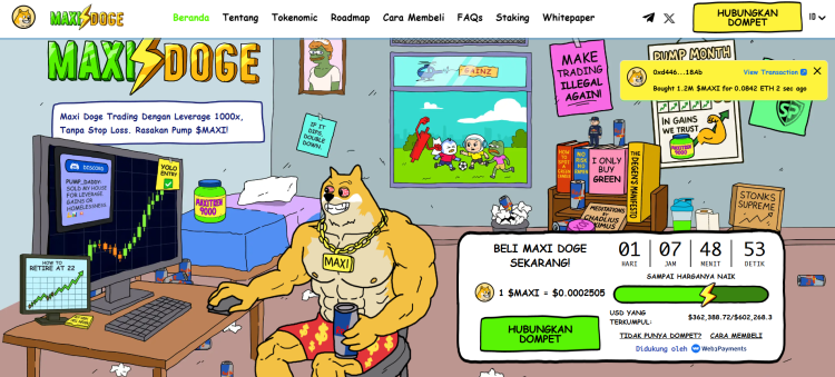 Banner - Prediksi Harga Maxi Doge