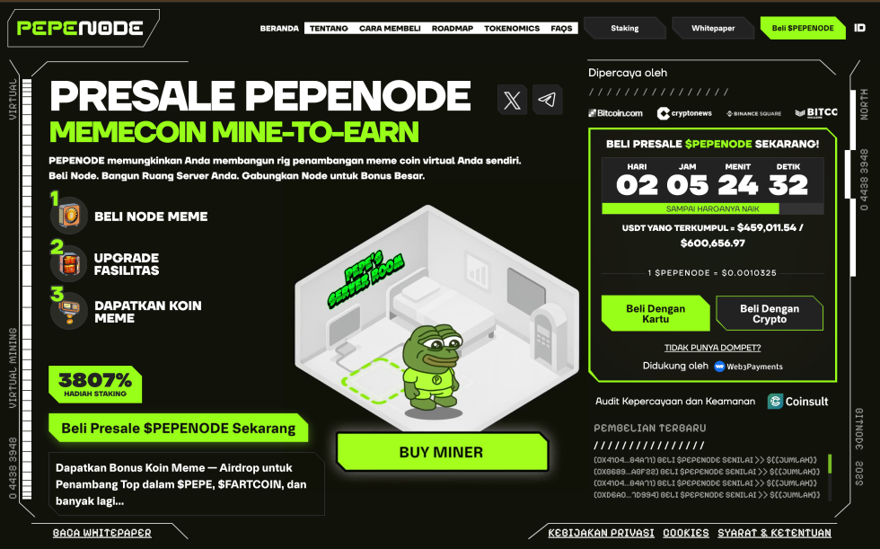 PEPENODE - Crypto paling cepat naik