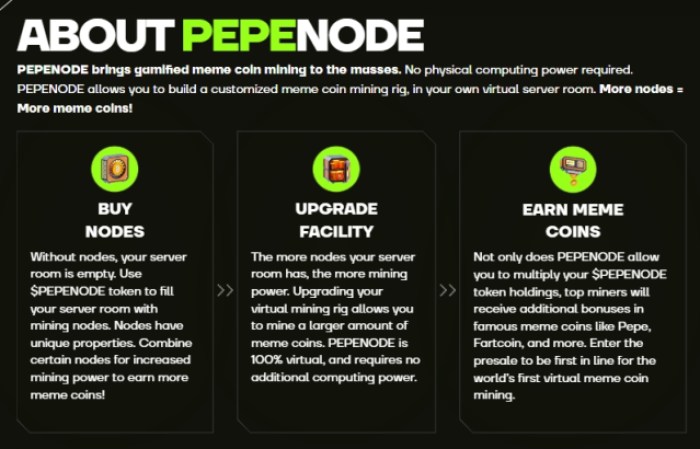 next-1000x-crypto PepeNode presale website.