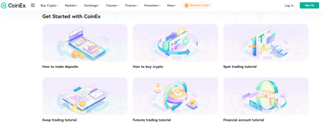 CoinEX официална страница