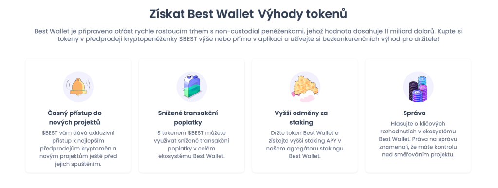 Benefity tokenu $BEST