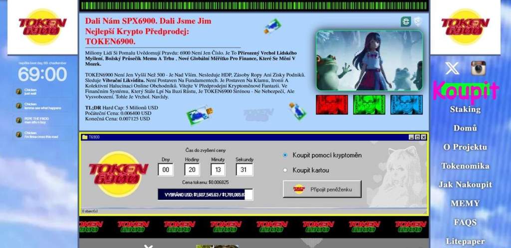 Token6900 Deflační model a aktivní komunita v „skrytém klenotu“