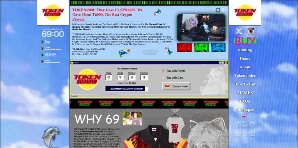 Token6900: satirični token koji ismijava Wall Street