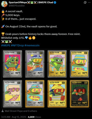 Wall Street Pepe NFT