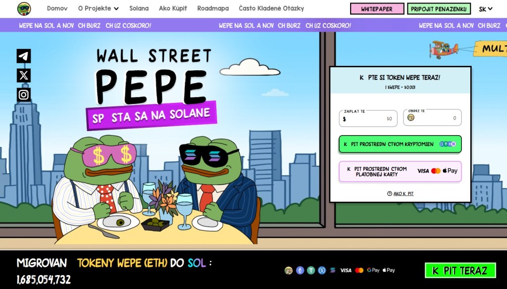 WallStreet pepe slovakia
