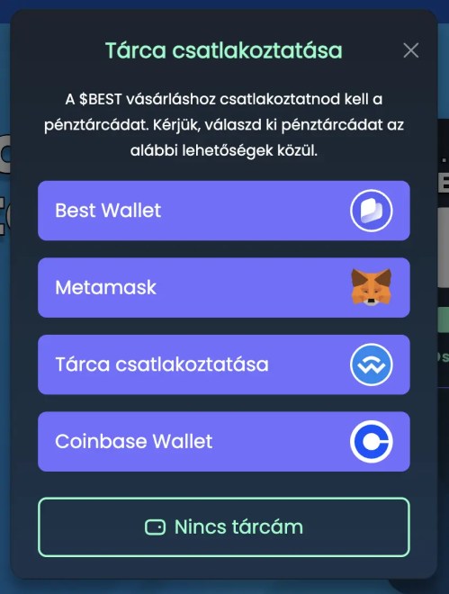 best tarca csatlakozas