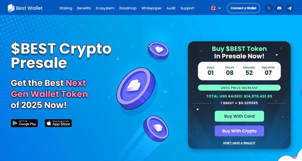 Best Wallet Token – nākamās paaudzes maks ar investoru priekšrocībām