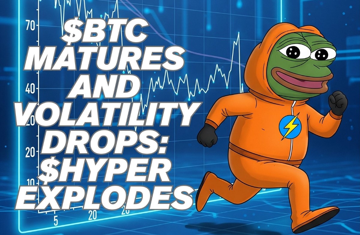 Bitcoin Is Maturing as Volatility Drops; Bitcoin Hyper Presale to Explode