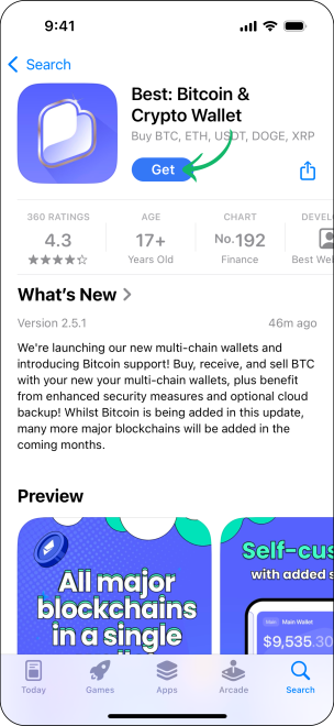 Korak 1 – Kreirajte kripto novčanik (preporuka: Best Wallet)