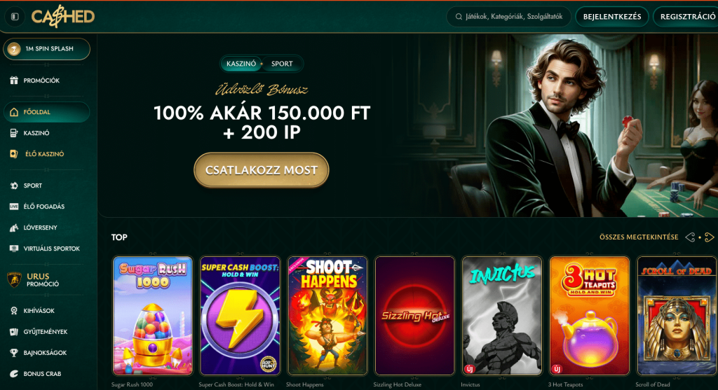 cashed online kaszinó