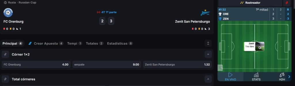 Explora los mercados deportivos para apostar con ETH